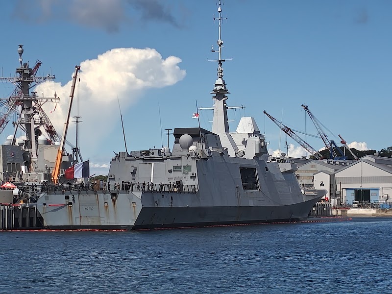 Navy Port Yokosuka in Yokosuka, Japan