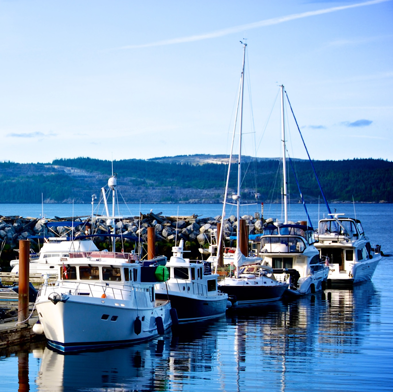 Beach Gardens Resort and Marina in Powell River, Canada