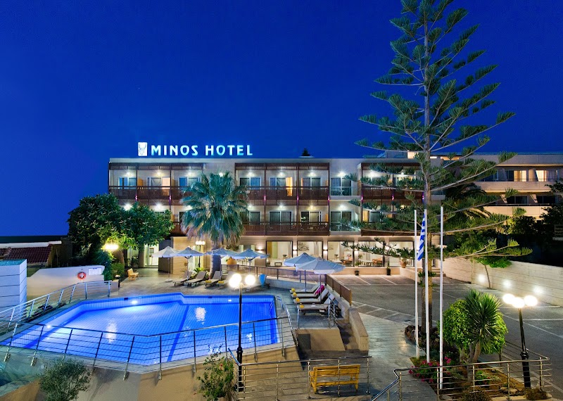 Minos Hotel in Rethymno, Greece
