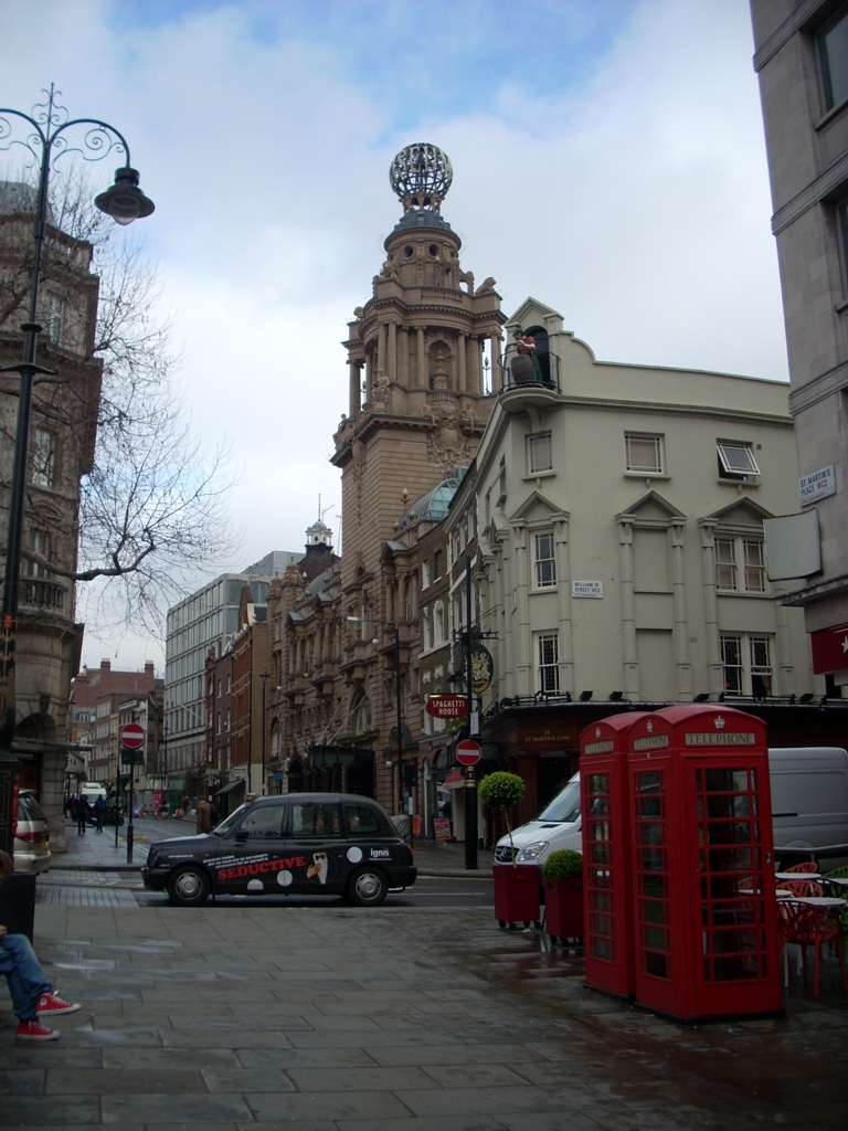 St Martins Lane London in West End, United Kingdom