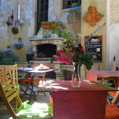 The Old Courtyard in Bergerac, France