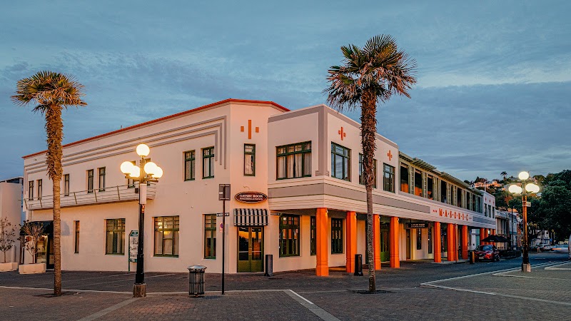 Art Deco Masonic Hotel in Napier, New Zealand