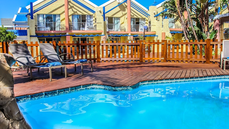 Beach Cabanas in Jeffrey's Bay, South Africa