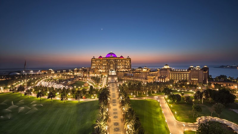 Emirates Palace in Abu Dhabi, United Arab Emirates