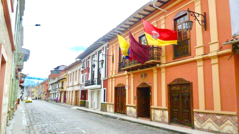 Hotel Coronel in Cuenca, Ecuador