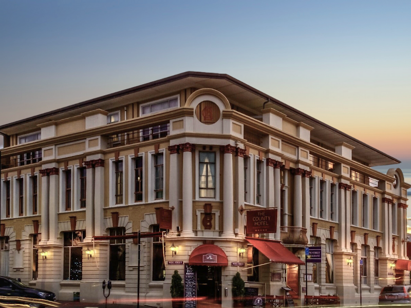 The County Hotel in Napier, New Zealand