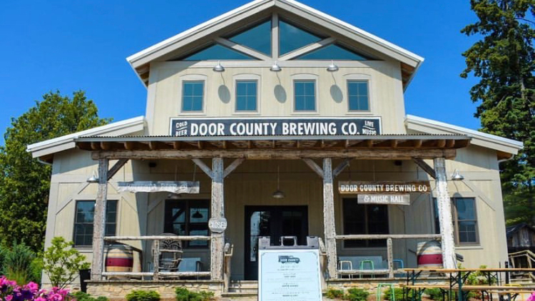 Door County Brewing Co. Taproom & Music Hall in Baileys Harbor, Wisconsin, United States
