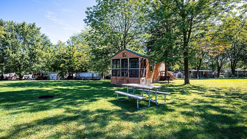 Plymouth Rock Camping Resort in Plymouth, Wisconsin, United States