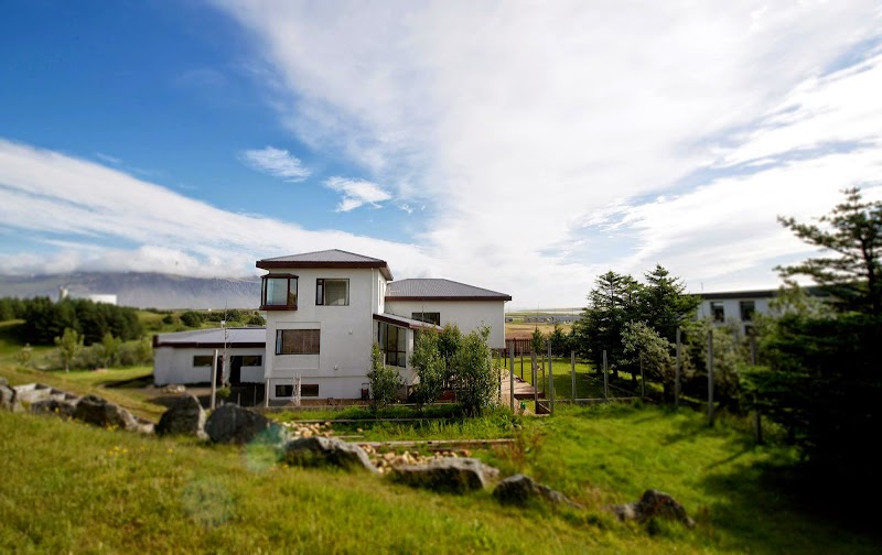 House on the Hill in Hofn, Iceland