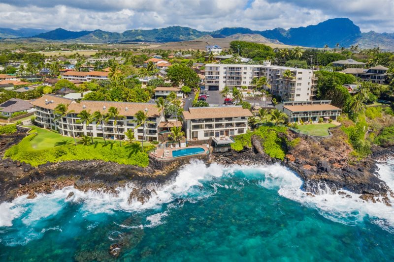 Poipu Shores in Kauai Island, Hawaii