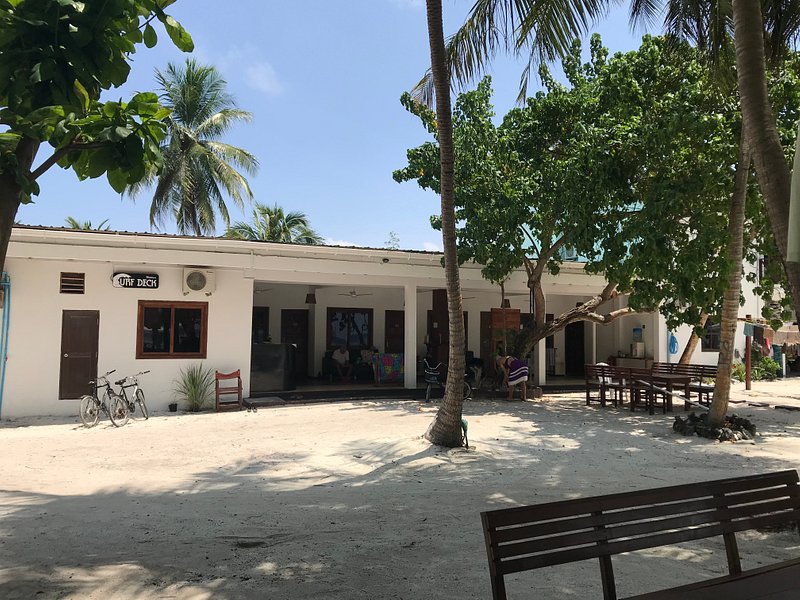 Surf Deck in Thulusdhoo, Maldives
